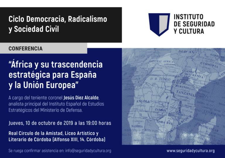 Conferencia: ‘África y su trascendencia estratégica para España y la Unión Europea’