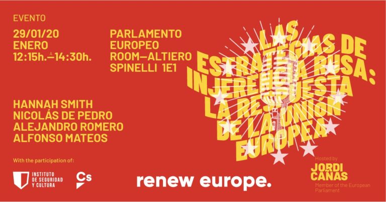 Mesa redonda en Bruselas: ‘Las estrategias de injerencia rusa: la respuesta de la Unión Europea’