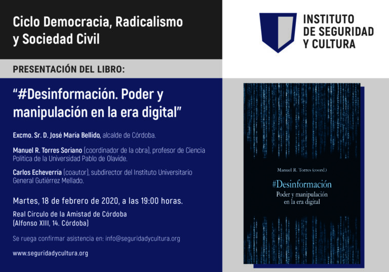 Presentación en Córdoba del libro #Desinformación. Poder y manipulación en la era digital