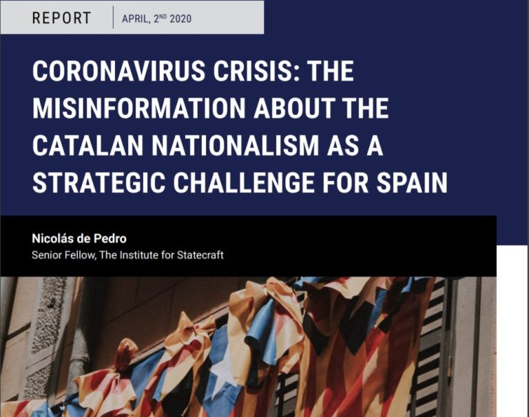 Un rapport révèle la stratégie de désinformation du séparatisme catalan durant la crise du coronavirus