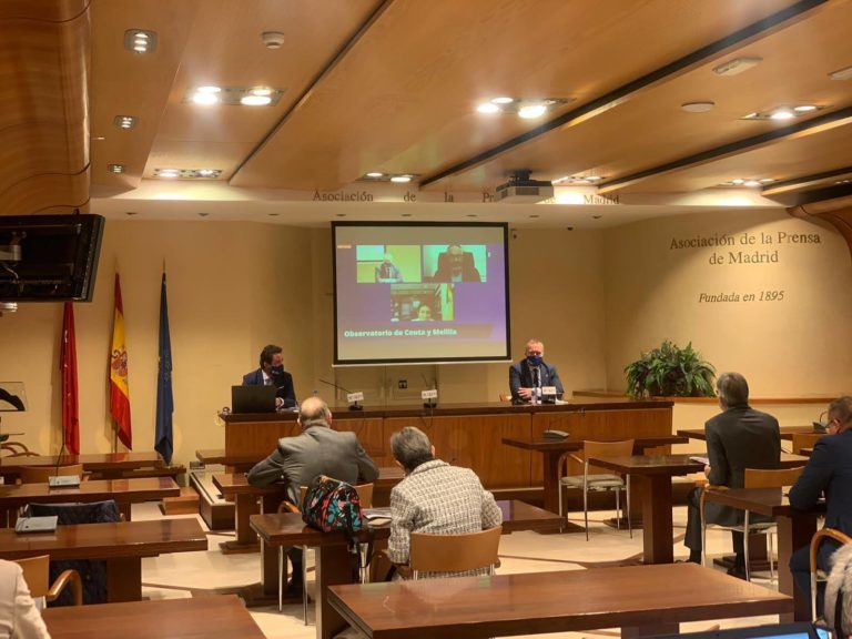 Presentado del Observatorio de Ceuta y Melilla desde la Asociación de la Prensa de Madrid