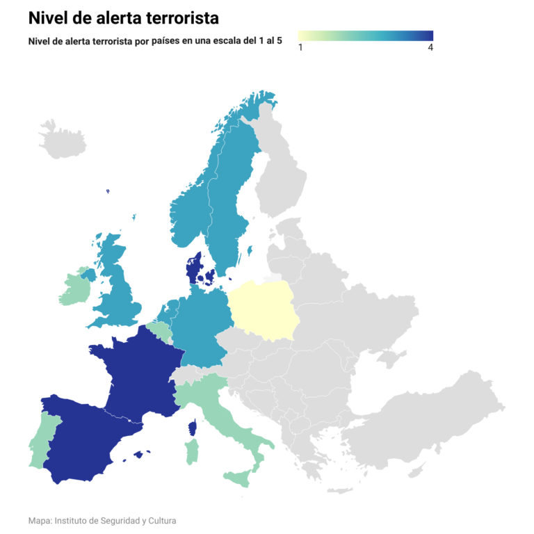 338 yihadistas detenidos en Europa desde los atentados de Bruselas
