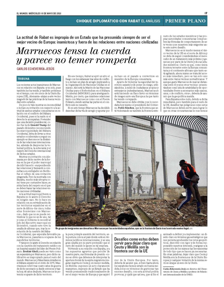 Marruecos tensa la cuerda y parece no temer romperla