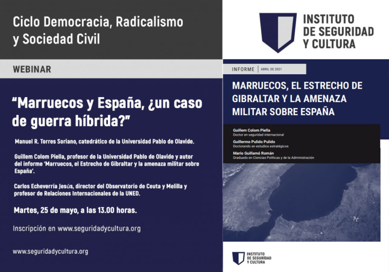 Webinar ‘Marruecos y España, ¿un caso de guerra híbrida?’
