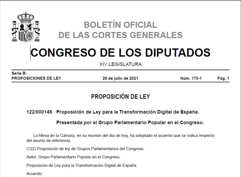 La Proposición de Ley para la Transformación Digital de España prevé crear un cuerpo de reservistas voluntarios expertos en ciberseguridad